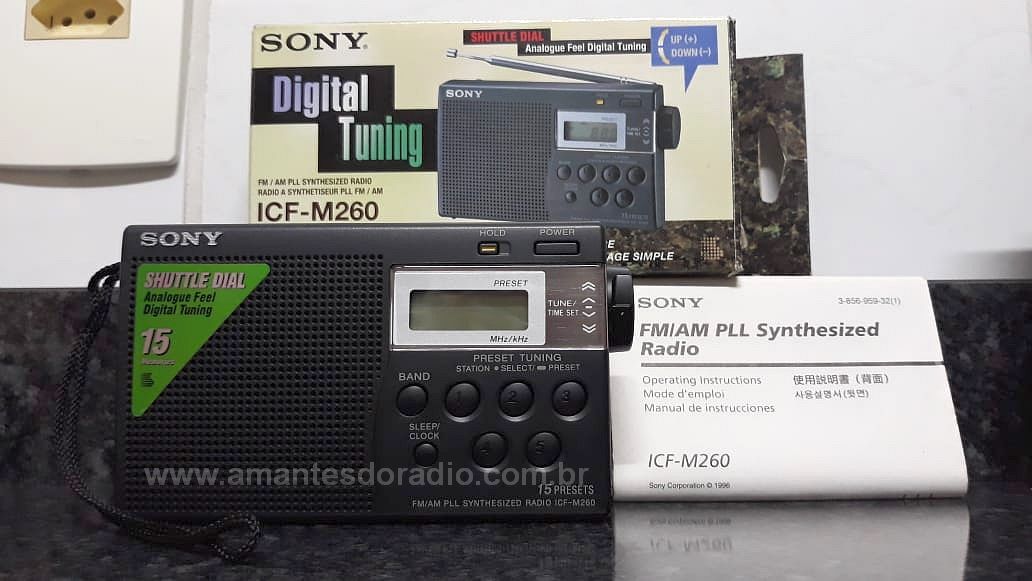 Radio digital portátil, ICF-M260